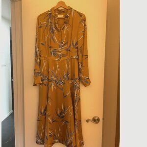 Equipment Femme Sabenne Floral Midi Dress sz 6